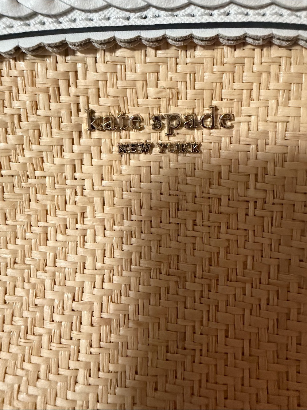 Kate Spade New York Reiley Straw Dome Crossbody Bag - Picture 4 of 13